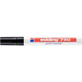 Lakkmarker, 2-4 mm, EDDING "750", fekete