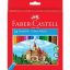 Színes ceruza készlet, hatszögletű, FABER-CASTELL Classic, 24 különböző szín