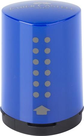 Hegyező, egylyukú, tartályos, FABER-CASTELL Grip 2001 mini, vegyes színes