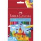 Filctoll készlet, FABER-CASTELL, 12 különböző szín Castle