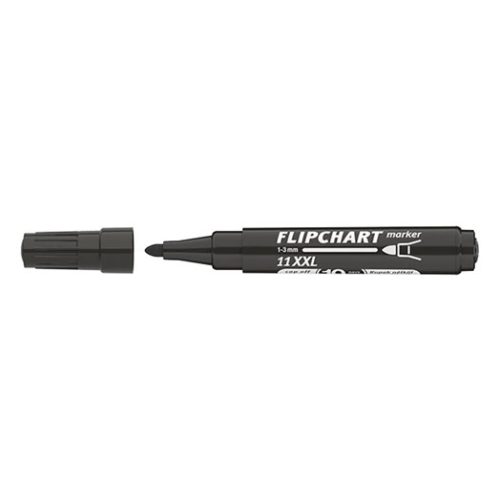 Flipchart marker, 1-3 mm, kúpos, ICO  Artip 11 XXL , fekete