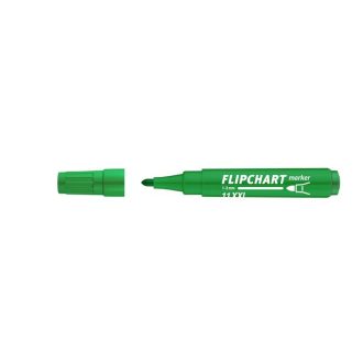 Flipchart marker, 1-3 mm, kúpos, ICO  Artip 11 XXL , zöld