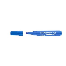 Flipchart marker, 1-4 mm, vágott, ICO Artip 12 XXL, kék