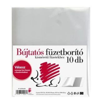 Füzetborító, A5, PP, víztiszta, ICO  Süni 10db/csomag