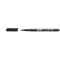 Alkoholos marker, OHP, 0,3 mm, M, ICO, fekete