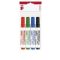 Tábla- és flipchart marker készlet, 1-3 mm, kúpos, ICO Plan 11 XXL, 4 különböző szín