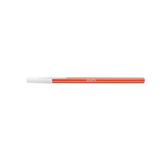 Golyóstoll, 0,7 mm, kupakos, ICO  Signetta , piros