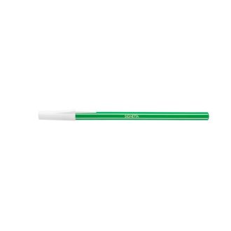 Golyóstoll, 0,7 mm, kupakos, ICO  Signetta , zöld