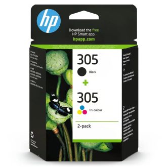   Tintapatron, 6ZD17AE, multipack Deskjet 2320,2710, 4120 nyomtatókhoz, HP 305