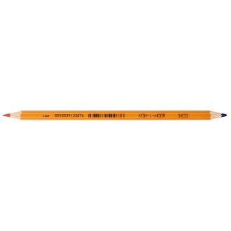Postairón, hatszögletű, KOH-I-NOOR 3433, piros-kék