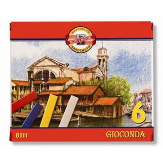   Olajpasztell kréta, KOH-I-NOOR  Gioconda 8111/6 , 6 különböző szín