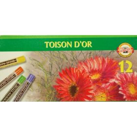   Olajpasztell kréta, KOH-I-NOOR  Gioconda 8112/6 , 12 különböző szín