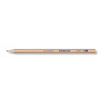   Grafitceruza, HB, hatszögletű, természetes fa, STAEDTLER 123 60