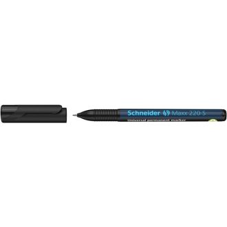 Alkoholos marker, OHP, 0,4 mm, SCHNEIDER Maxx 220 S, fekete