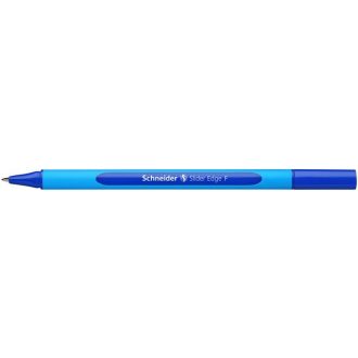 Golyóstoll, 0,3 mm, kupakos, SCHNEIDER Slider Edge F, kék
