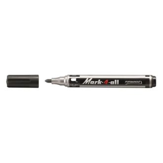   Alkoholos marker, 1,5-2,5 mm, kúpos, STABILO Mark-4-all, fekete