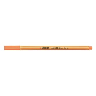 Tűfilc, 0,4 mm, STABILO Point 88, neon narancssárga