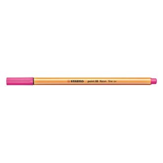 Tűfilc, 0,4 mm, STABILO Point 88, neon rózsaszín