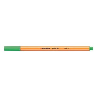 Tűfilc, 0,4 mm, STABILO Point 88, világos smaragd