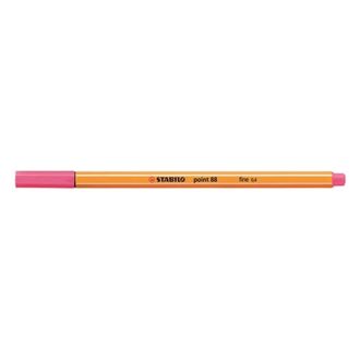 Tűfilc, 0,4 mm, STABILO Point 88, pinkes lila