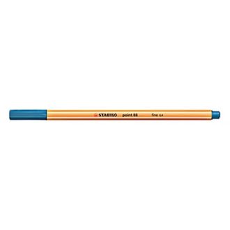 Tűfilc, 0,4 mm, STABILO Point 88, ultramarin