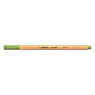 Tűfilc, 0,4 mm, STABILO Point 88, almazöld