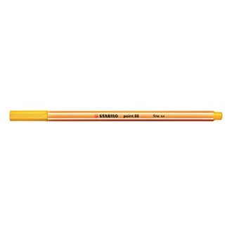 Tűfilc, 0,4 mm, STABILO Point 88, sárga