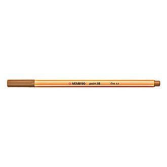 Tűfilc, 0,4 mm, STABILO Point 88, okkersárga