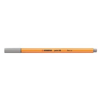 Tűfilc, 0,4 mm, STABILO Point 88, közép jégszürke
