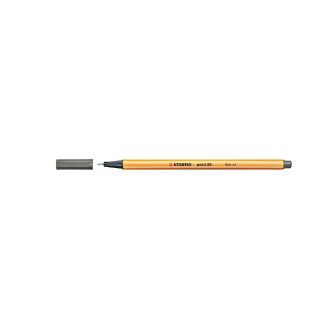 Tűfilc, 0,4 mm, STABILO Point 88, szürke