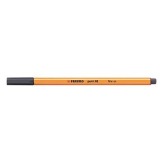 Tűfilc, 0,4 mm, STABILO Point 88, payne-szürke