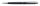 Golyóstoll, fekete Lille Pen, fehér SWAROVSKI® kristállyal, 14cm, ART CRYSTELLA