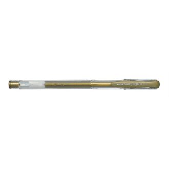 Zseléstoll, 0,4 mm, kupakos, UNI  UM-100 Signo Fine , arany