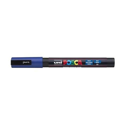 Dekormarker, 0,9-1,3 mm, UNI  Posca PC-3M , kék