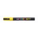 Dekormarker, 0,9-1,3 mm, UNI  Posca PC-3M , sárga