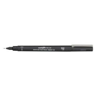 Rajzmarker, 0,4 mm, UNI PIN, fekete