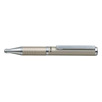   Golyóstoll, 0,24 mm, teleszkópos, pezsgő színű tolltest, ZEBRA  SL-F1 , kék tinta