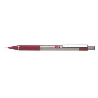   Nyomósirón, 0,5 mm, rozsdamentes acél, bordó test, ZEBRA  M-301