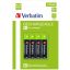 Tölthető elem, AAA mikro, 4x950 mAh, VERBATIM