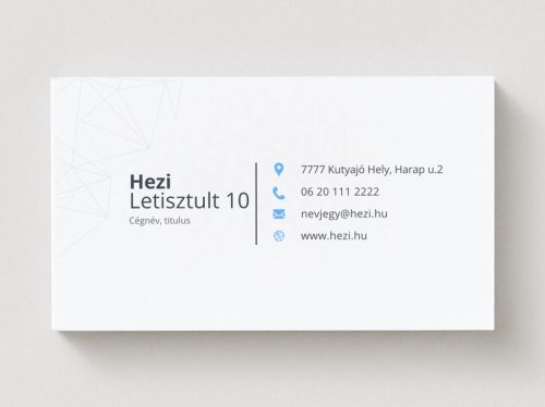 Névjegykártya Letisztult 10 - 120 db