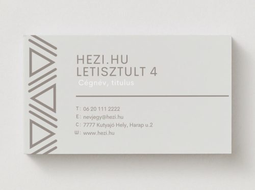 Névjegykártya Letisztult 4 - 120 db
