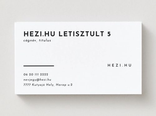 Névjegykártya Letisztult 5 - 120 db