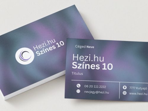 Névjegykártya Színes 10 - 120 db