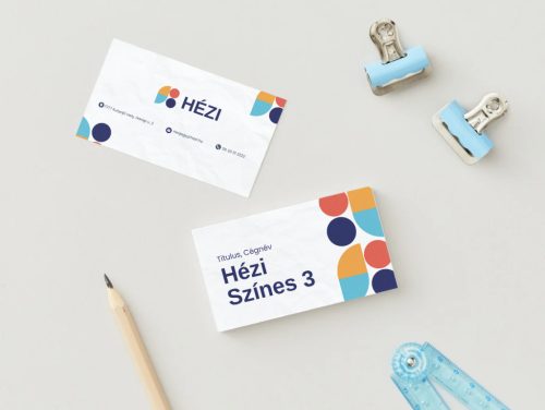 Névjegykártya Színes 3 - 120 db