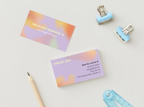 Névjegykártya Színes 4 - 120 db