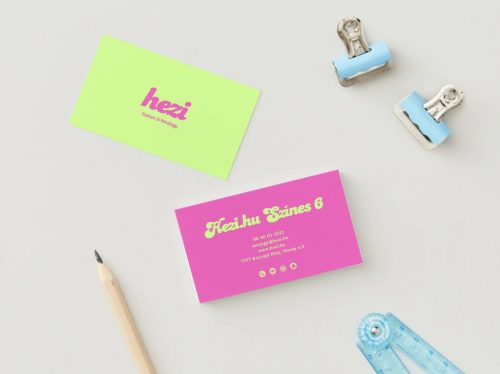 Névjegykártya Színes 6 - 120 db