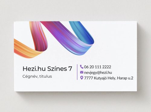 Névjegykártya Színes 7 - 240 db