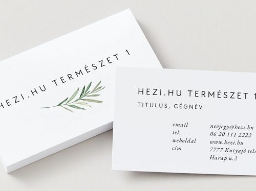 Névjegykártya Természet 1 - 120 db