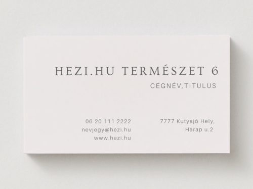 Névjegykártya Természet 6 - 120 db