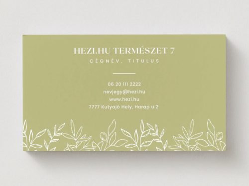 Névjegykártya Természet 7 - 120 db